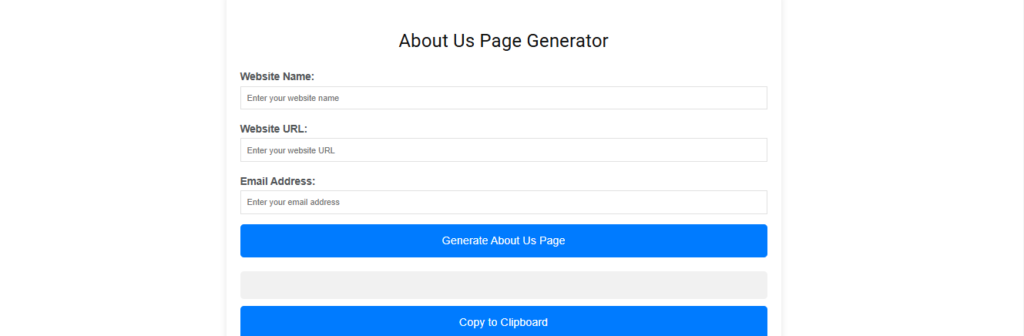 Page Generator